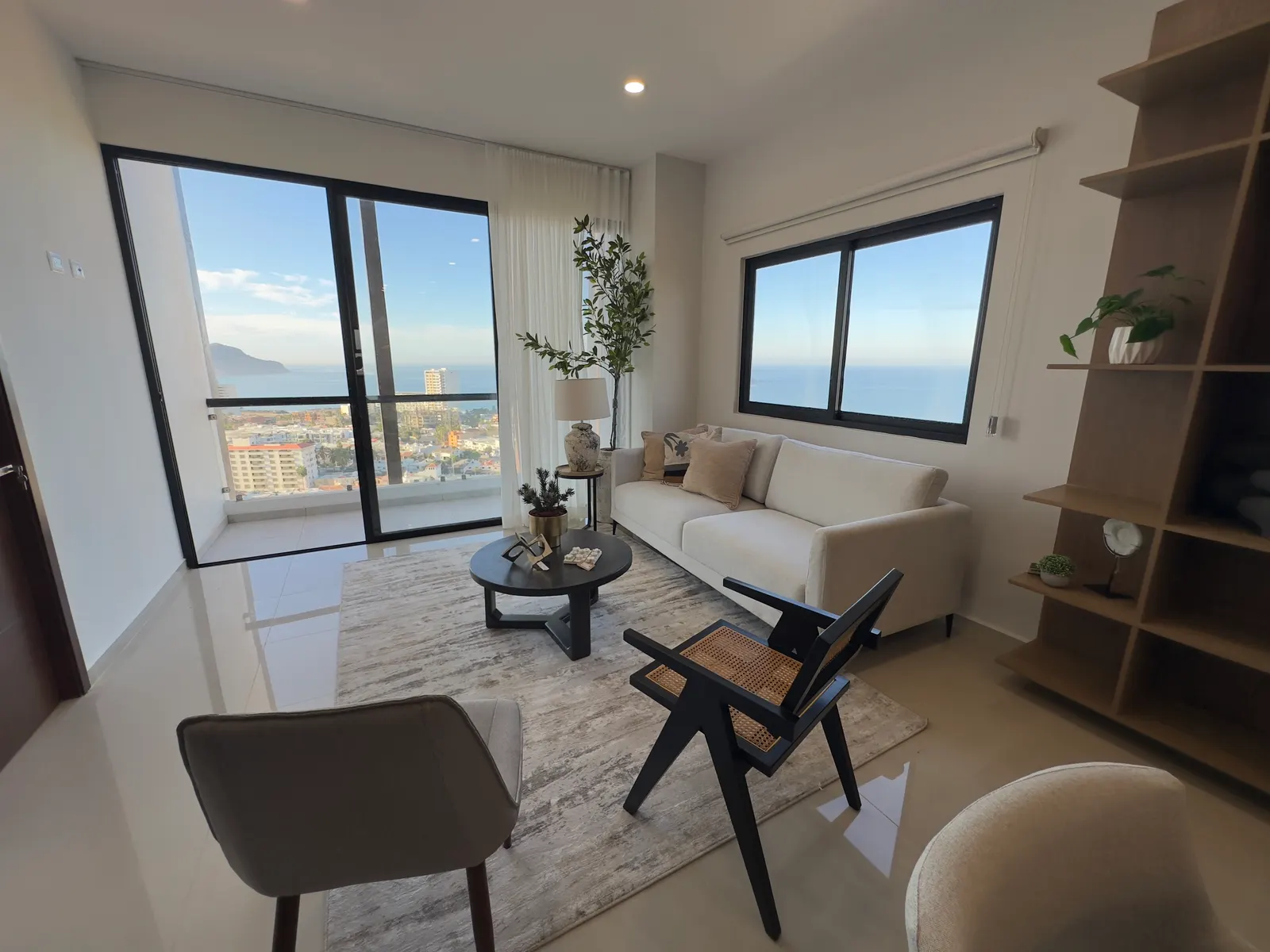 Sala del departamento modelo
